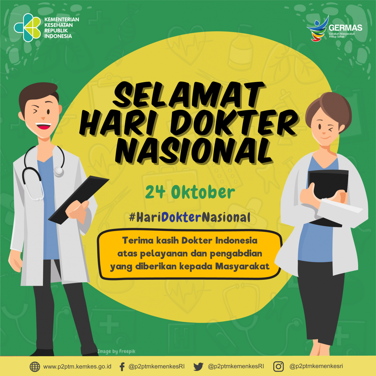 Selamat Hari Dokter Nasional, 24 Oktober 2022 - RUMAH SAKIT TK.II 14.05 ...